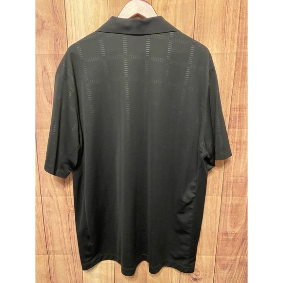 Nike Golf XXL Polo Shirt Black dri-fit Performance Moisture Wicking Collared - Picture 6 of 7